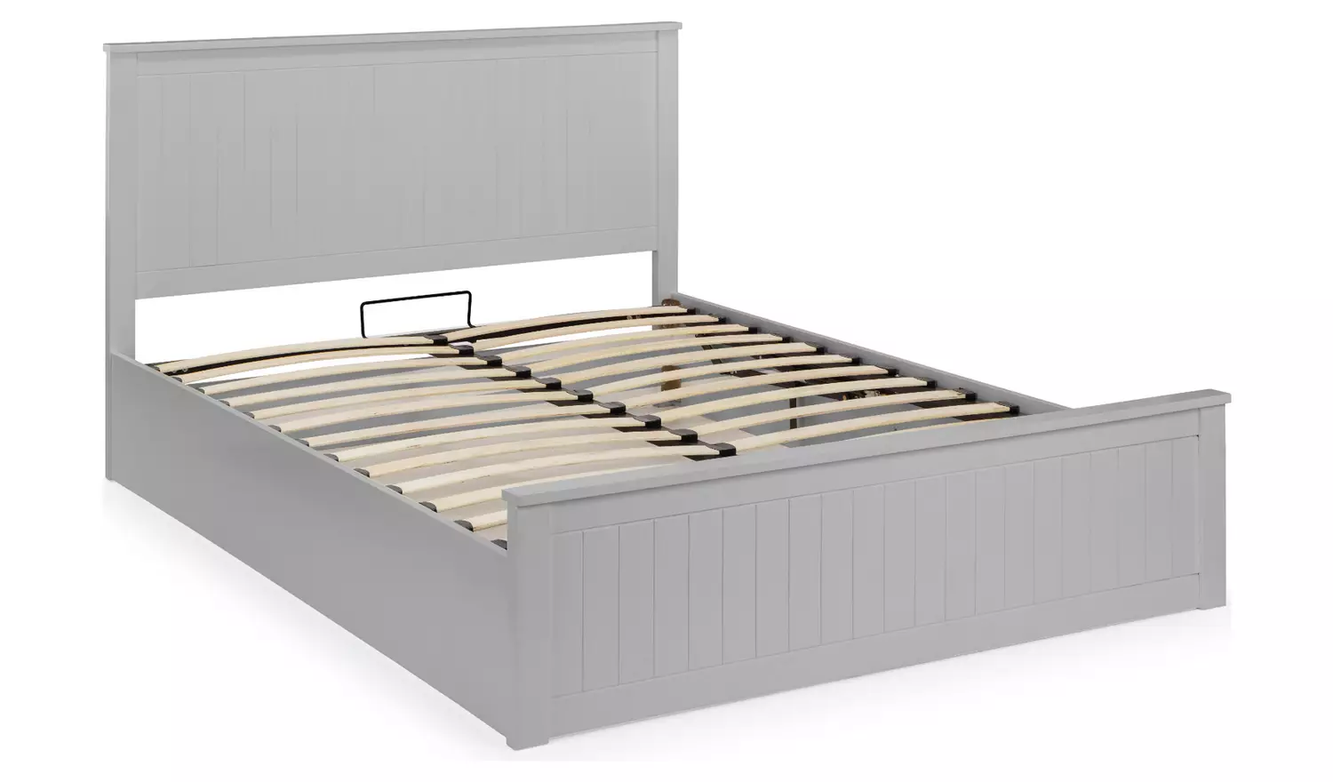 Julian Bowen Maine Kingsize End Lift Ottoman Bed - Grey