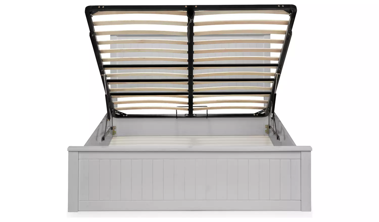 Julian Bowen Maine Kingsize End Lift Ottoman Bed - Grey