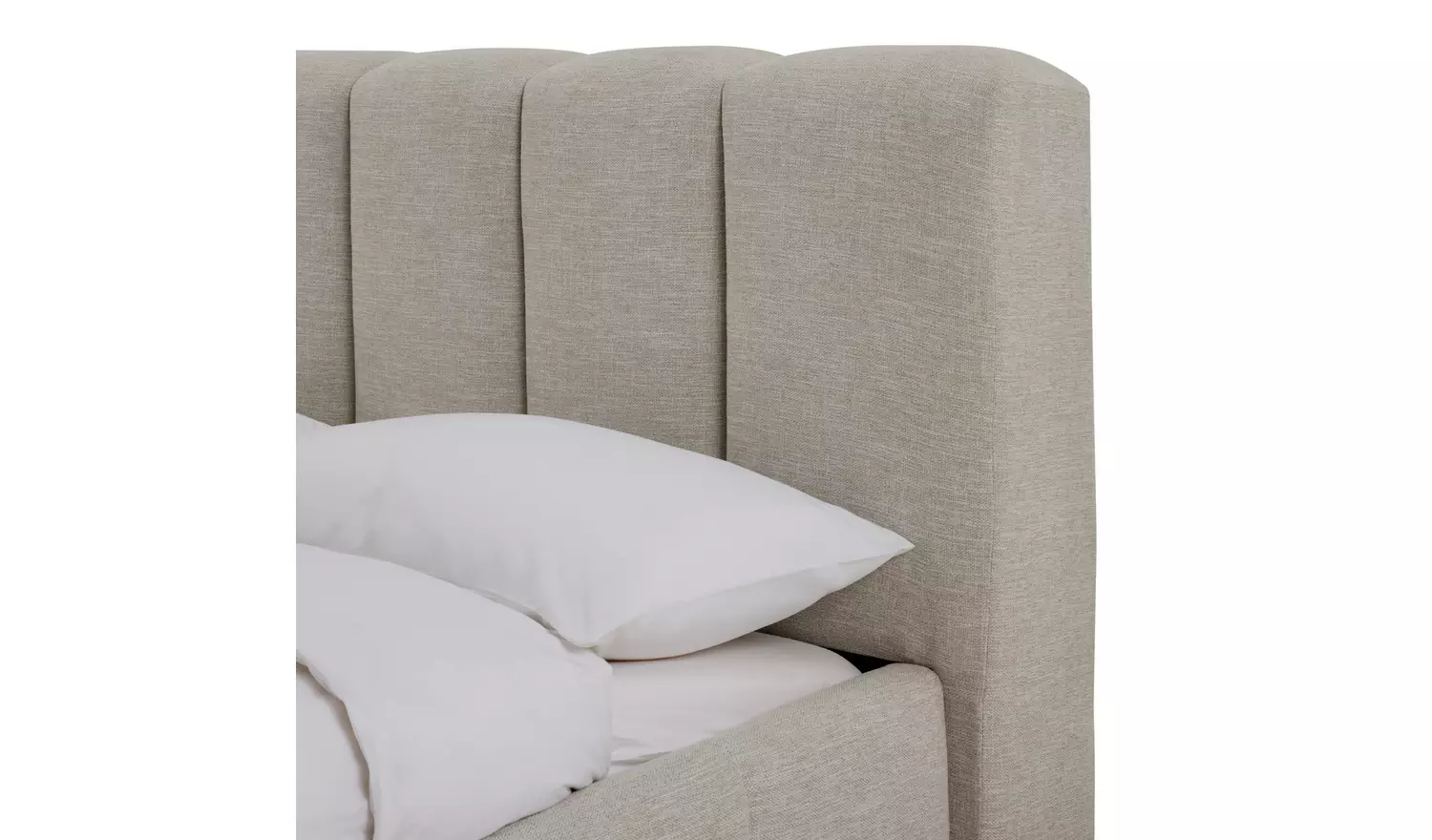 Habitat Malone Kingsize End Lift Ottoman Bed - Cream