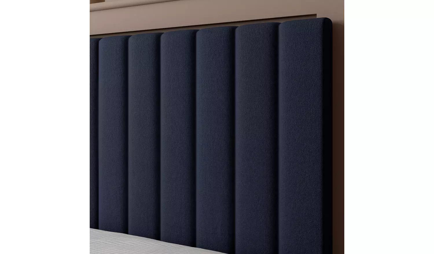 XR Living Maisie Kingsize TV LED Bed Frame - Navy