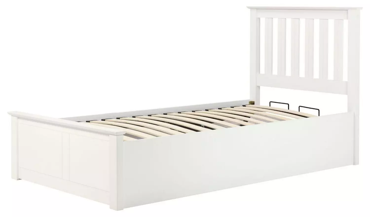 Birlea Phoenix Single End Lift Ottoman Bed - White