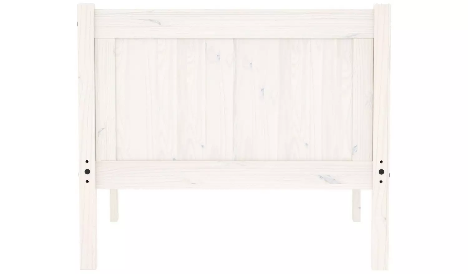 Birlea Rio Single Bed Frame with Mattress - White