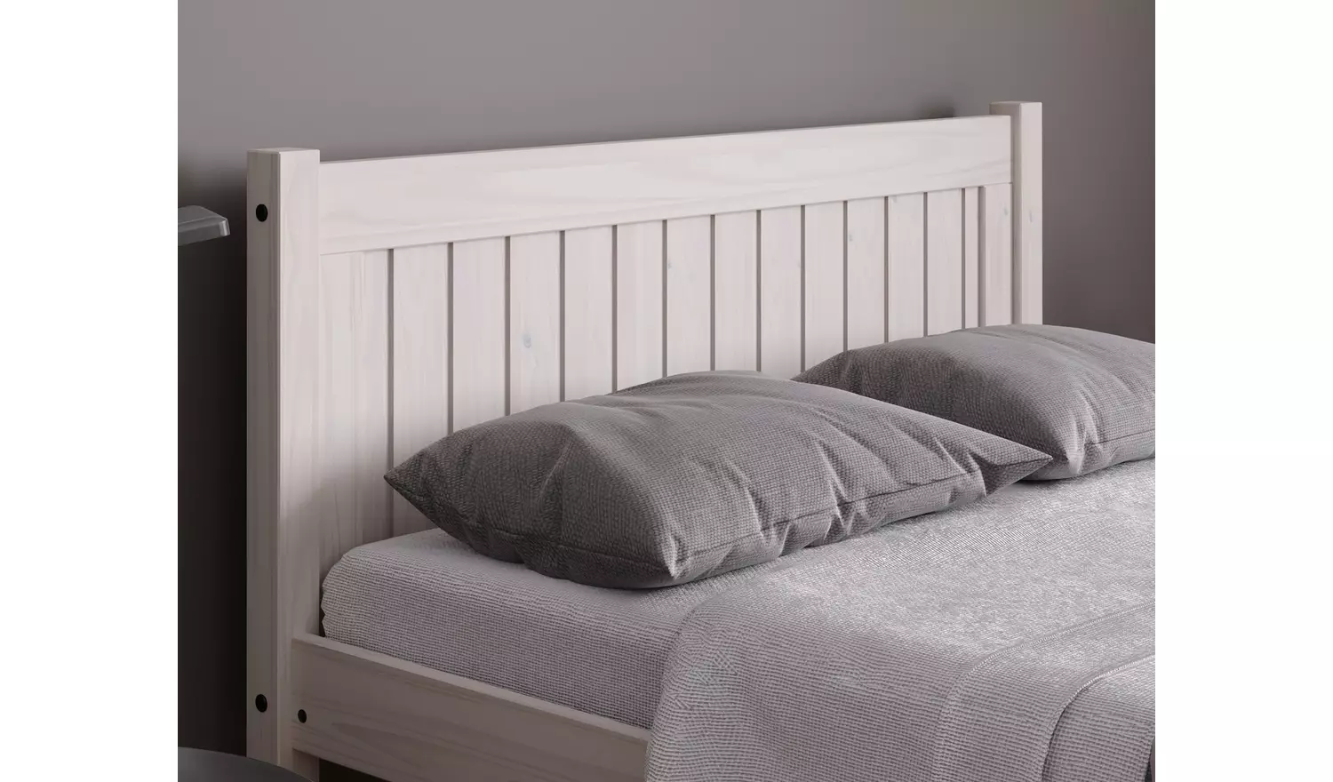 Birlea Rio Small Double Bed Frame with Mattress - White