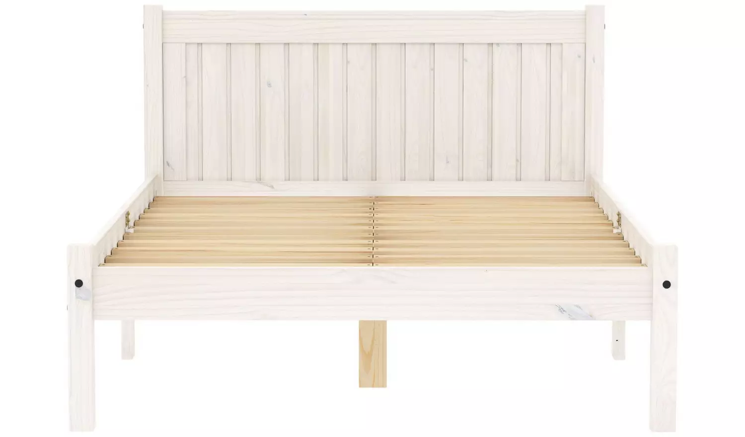 Birlea Rio Double Bed Frame with Mattress - White