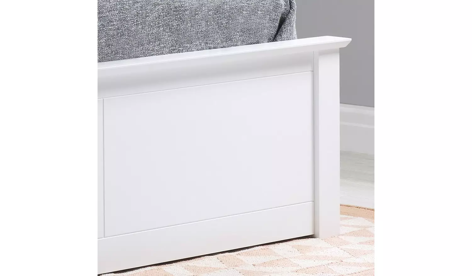 Birlea Phoenix Single Ottoman Bed with Mattress - White