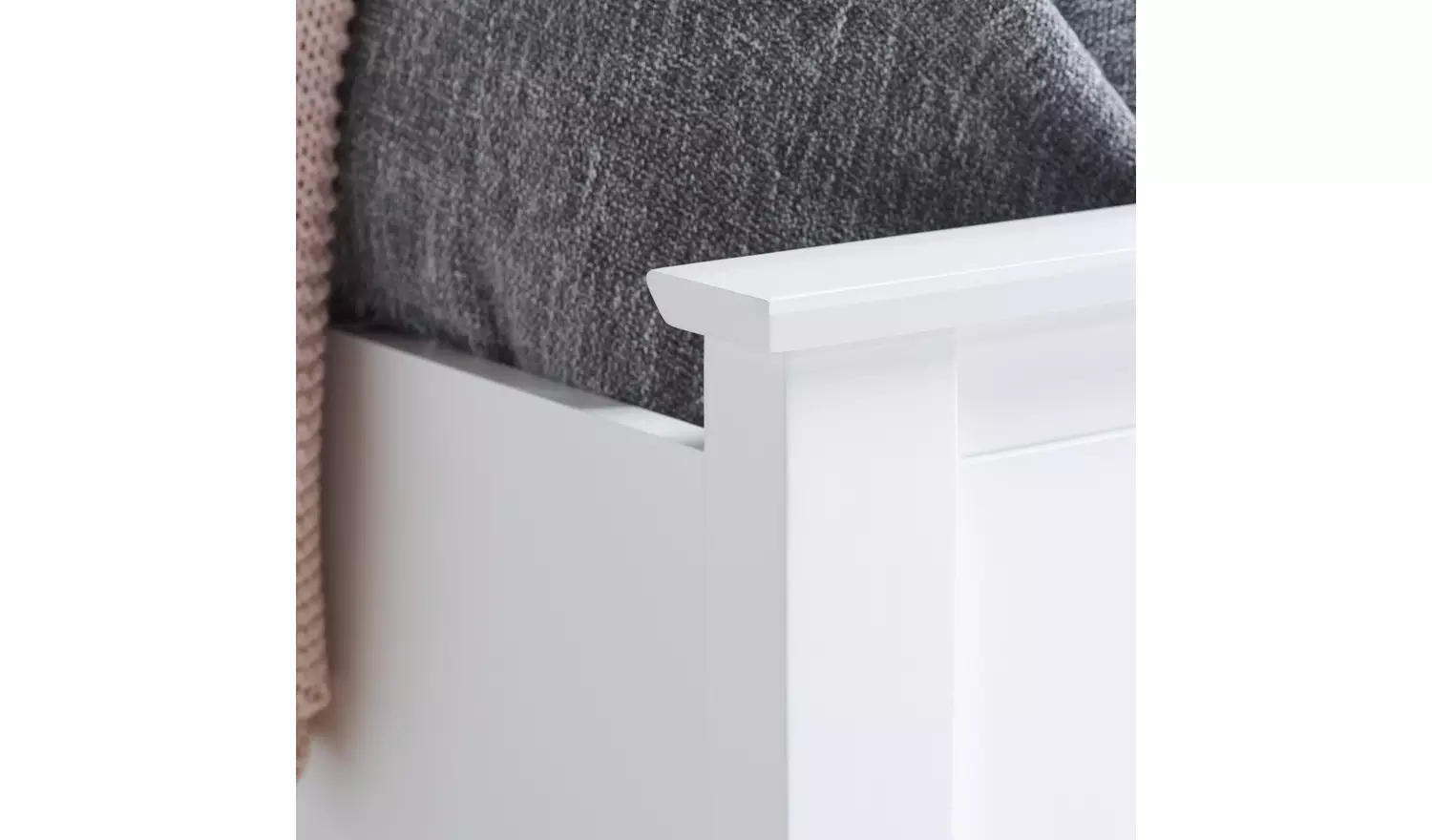 Birlea Phoenix Single Ottoman Bed with Mattress - White