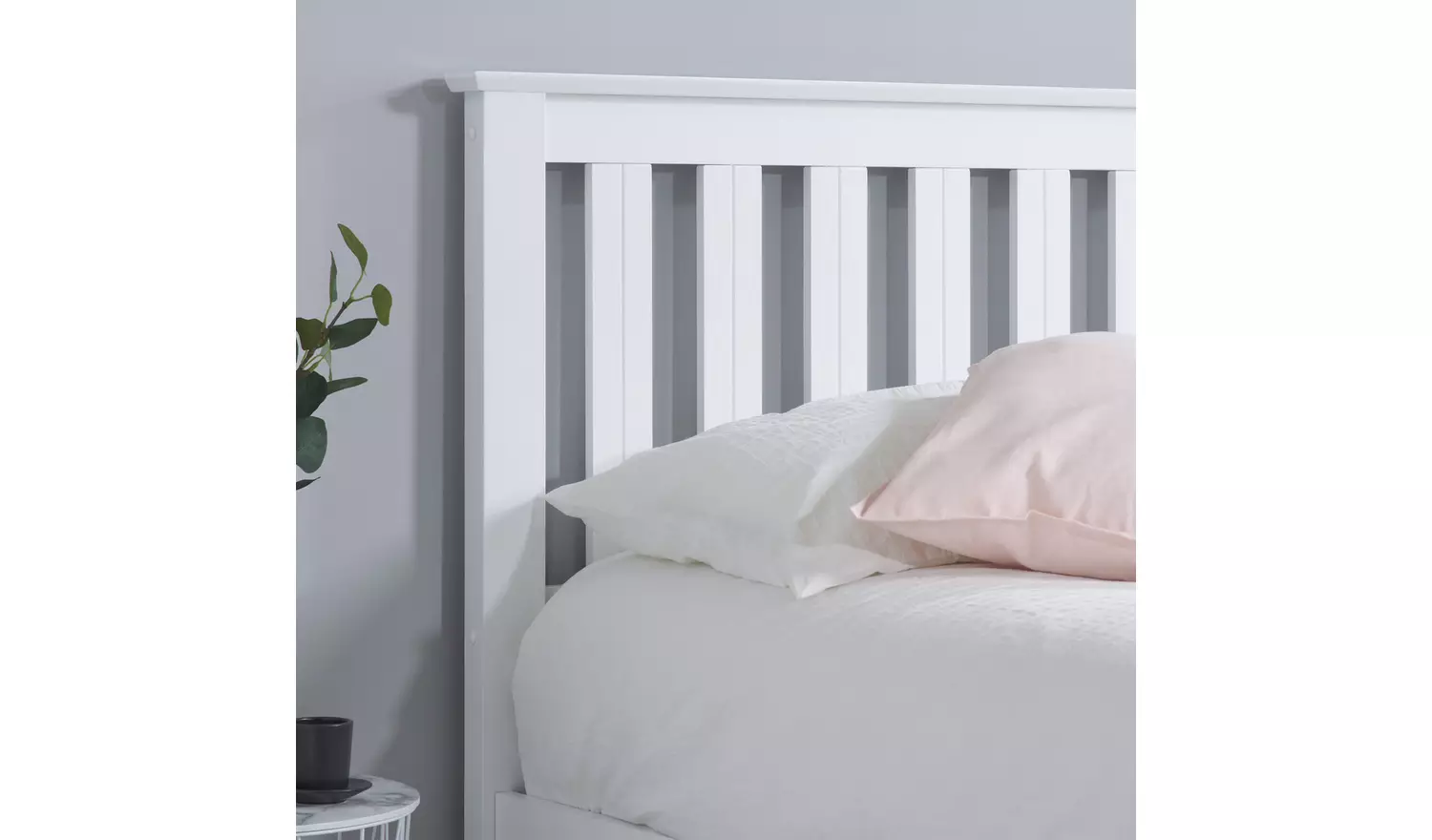 Birlea Phoenix Kingsize Ottoman Bed with Mattress - White