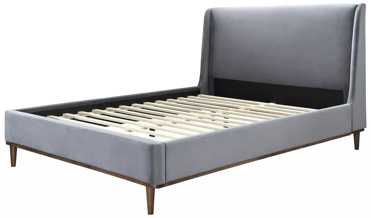 Birlea Lincoln Double Fabric Bed Frame - Charcoal