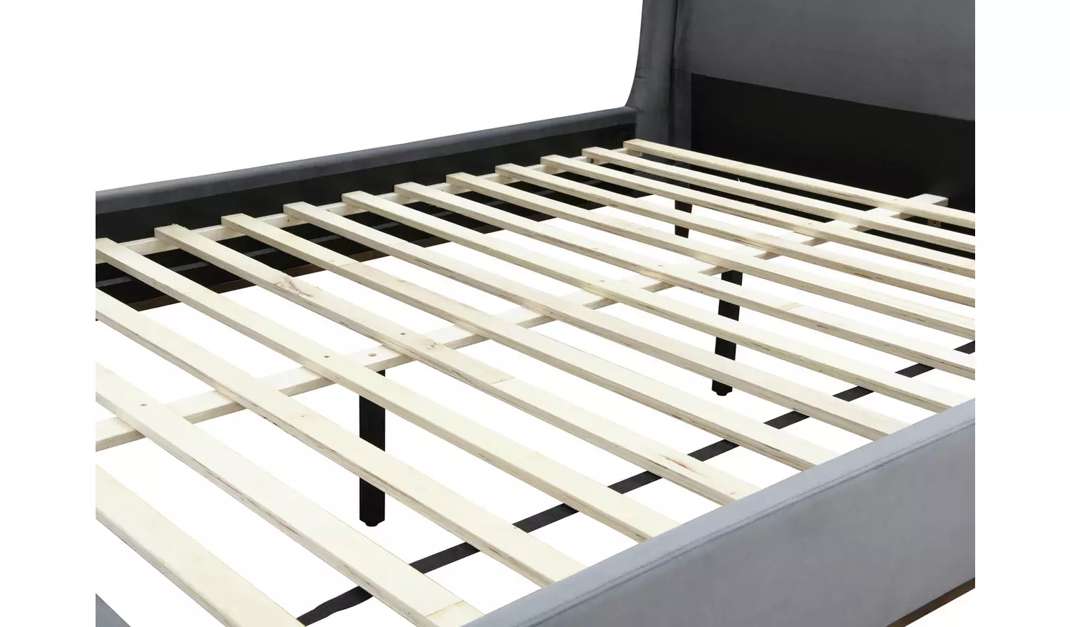 Birlea Lincoln Double Fabric Bed Frame - Charcoal