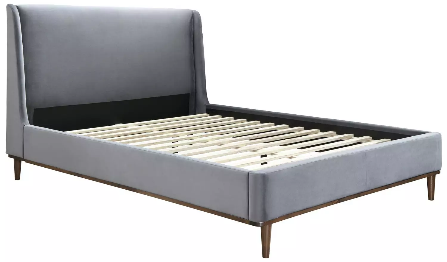 Birlea Lincoln Kingsize Fabric Bed Frame - Charcoal