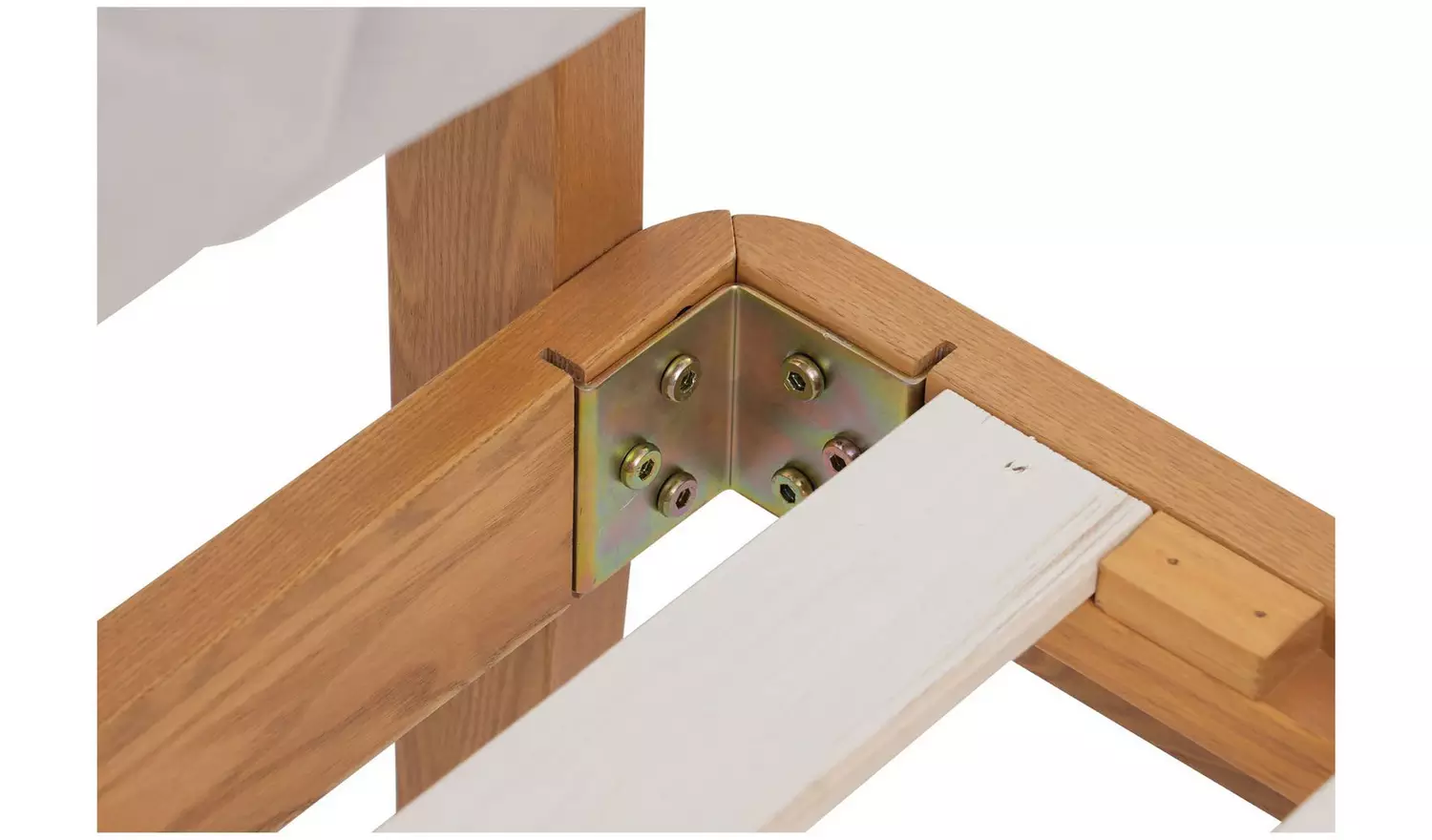 Birlea Ander Double Wooden Bed Frame - Natural