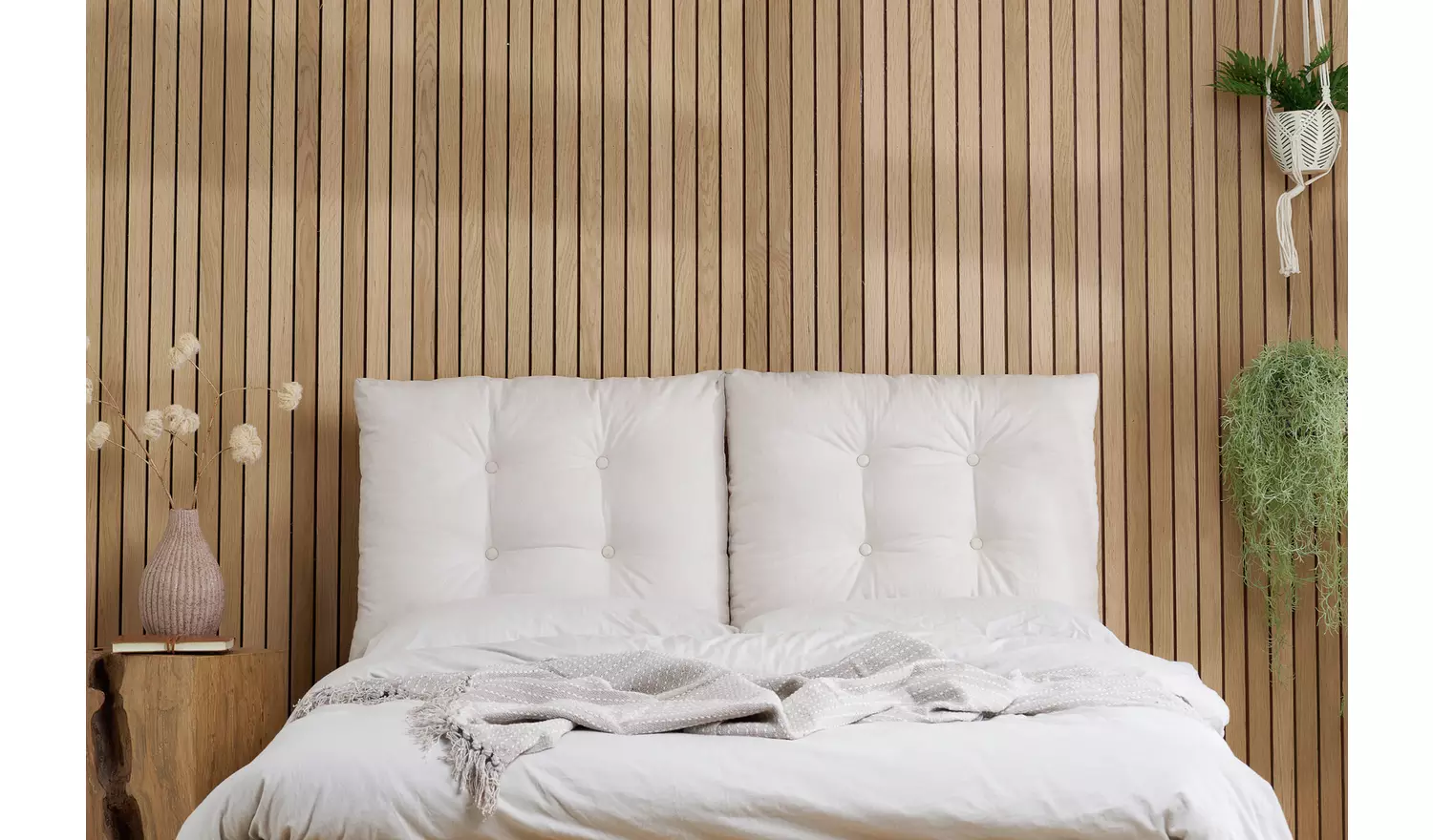 Birlea Ander Double Wooden Bed Frame - Natural