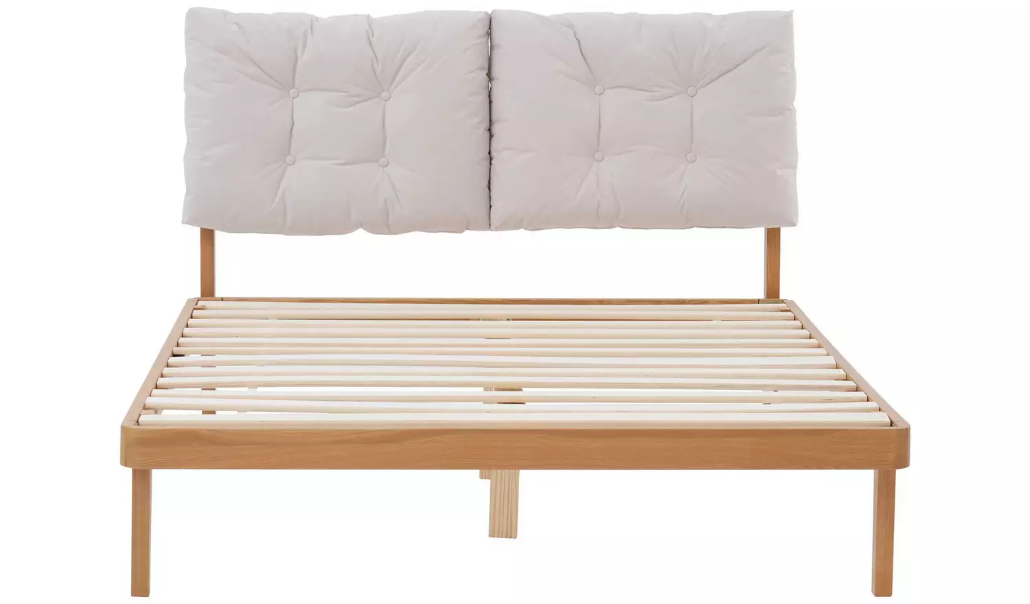 Birlea Ander Kingsize Wooden Bed Frame - Natural