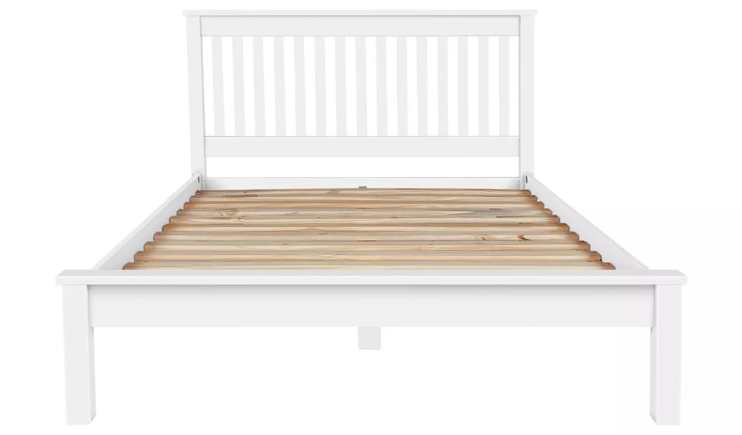Argos Home Aspley Double Wooden Bed Frame - White