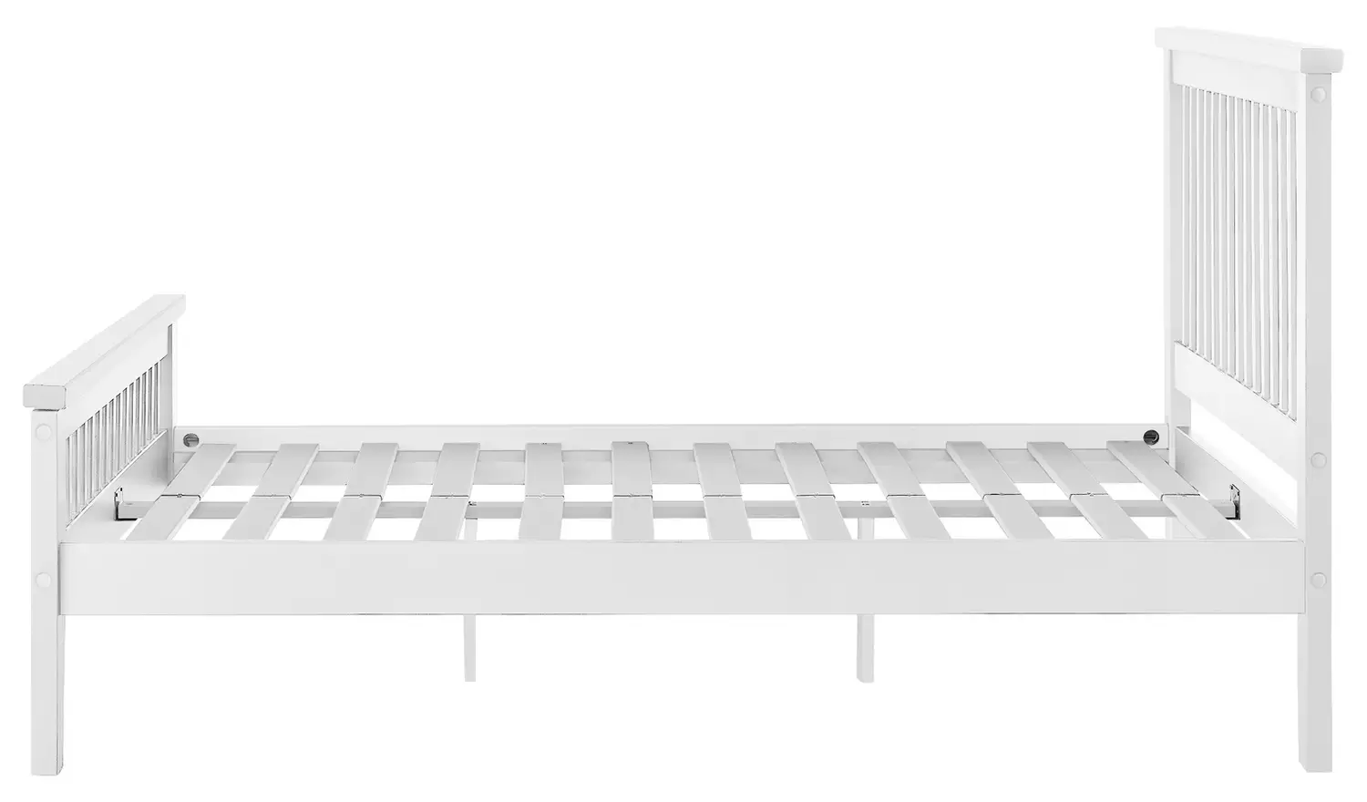 Argos Home Aubrey Small Double Wooden Bed Frame - White