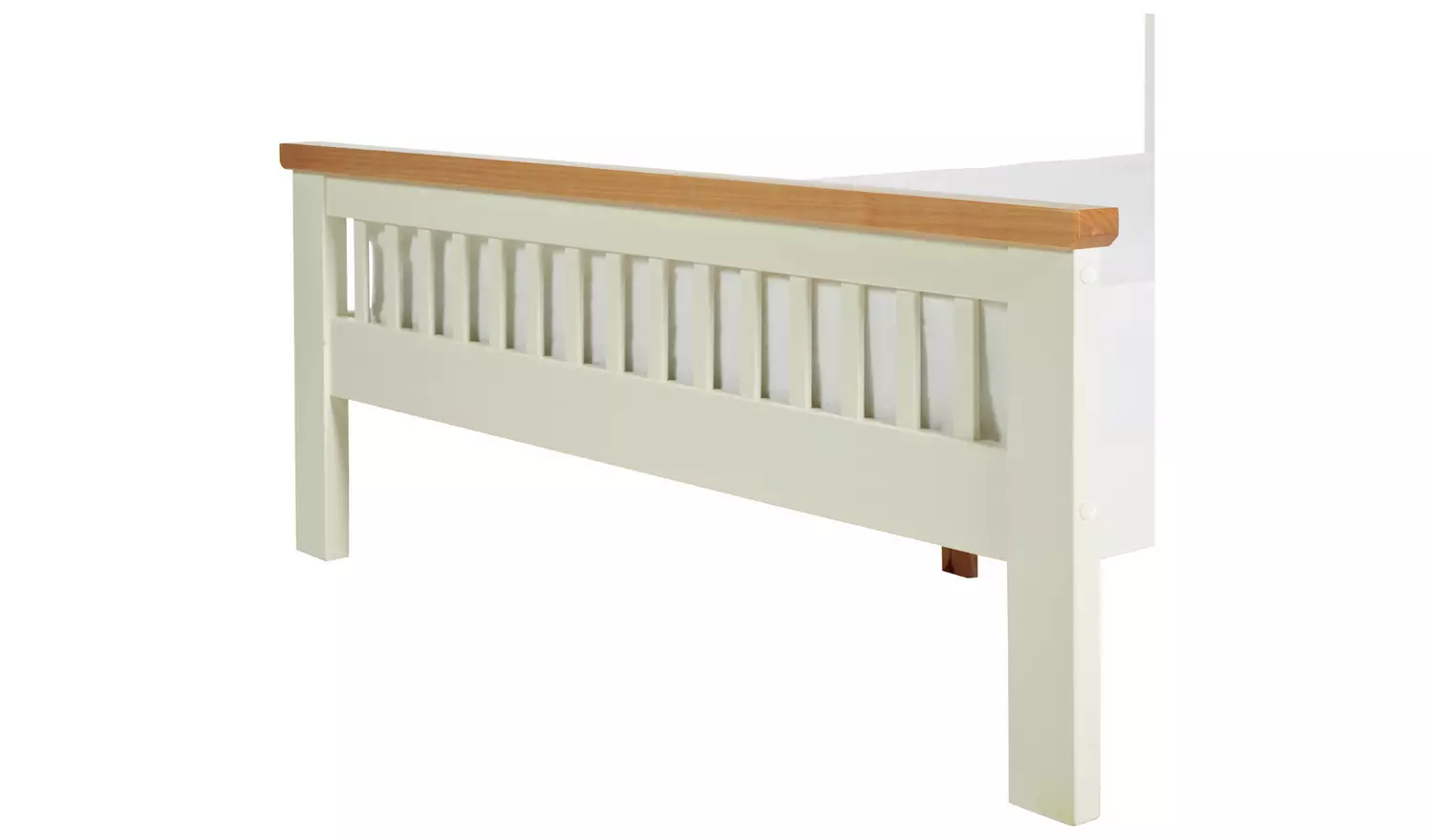 Argos Home Aubrey Small Double Wooden Bed Frame - Two Tone