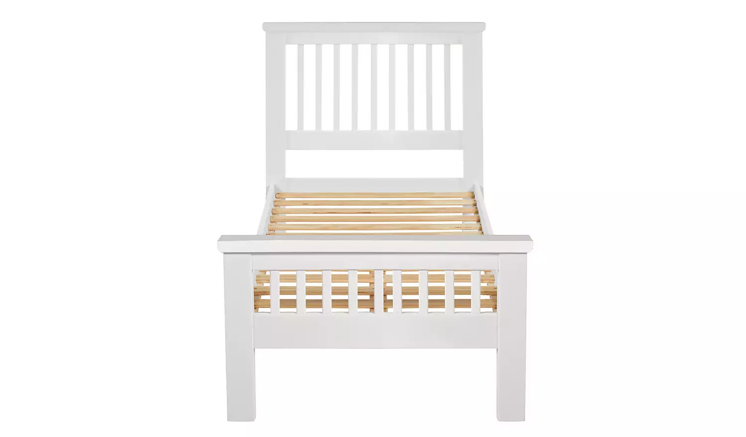 Argos Home Aubrey Single Wooden Bed Frame - White
