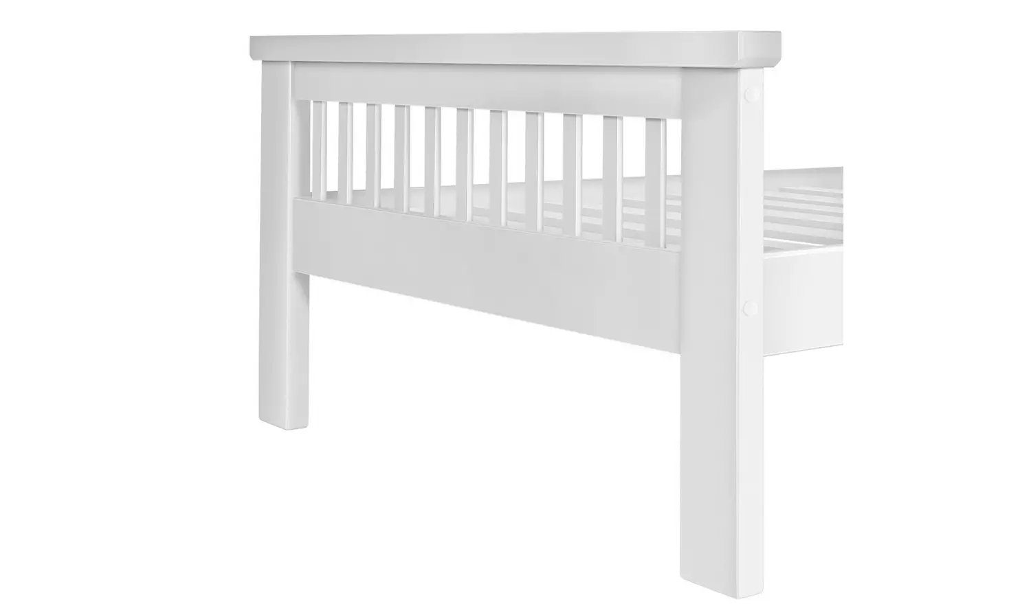 Argos Home Aubrey Single Wooden Bed Frame - White