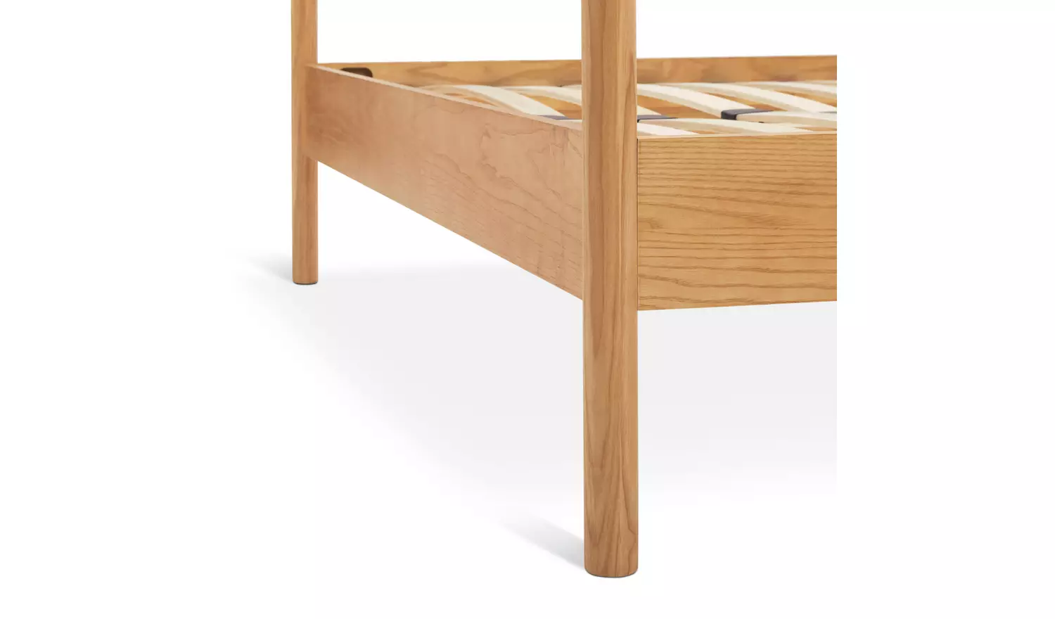 Habitat Akari 4 Poster Kingsize Wooden Bed Frame - Natural