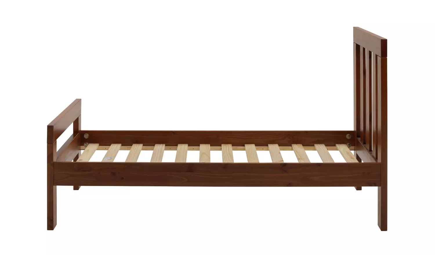 Argos Home Chile Single Wooden Bed Frame - Dark Wood