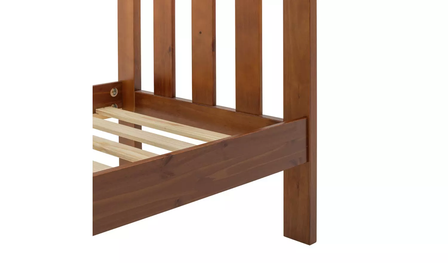 Argos Home Chile Single Wooden Bed Frame - Dark Wood