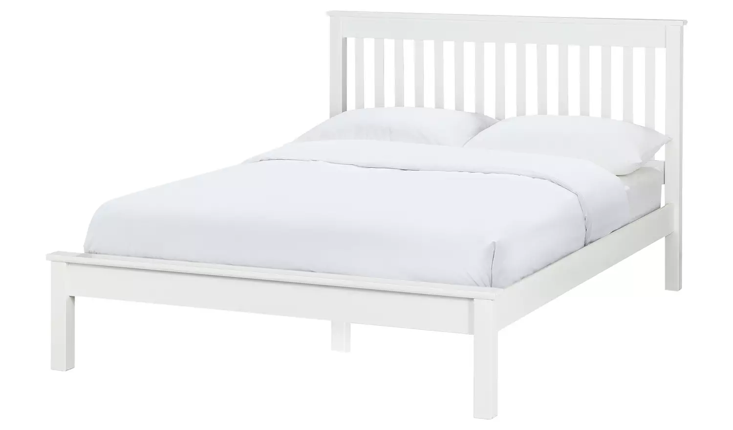 Argos Home Aspley Small Double Wooden Bed Frame - White