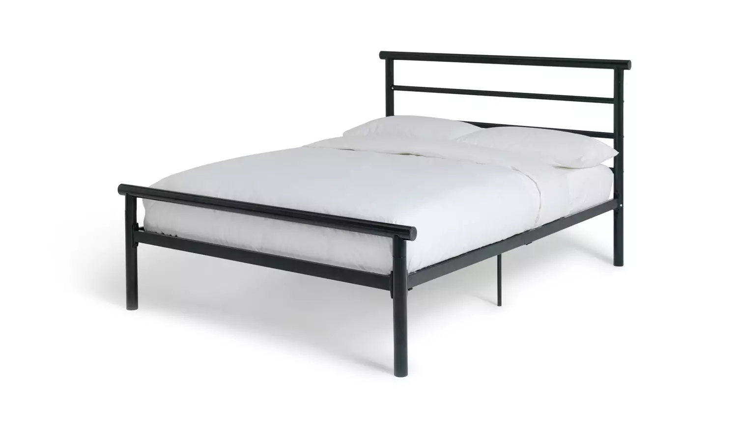 Argos Home Avalon Small Double Metal Bed Frame - Black