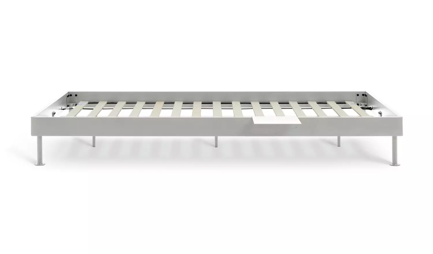 Habitat Maddox Single Metal Bed with Bedside - Off White