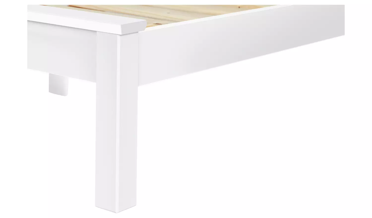Argos Home Aspley Kingsize Wooden Bed Frame - White