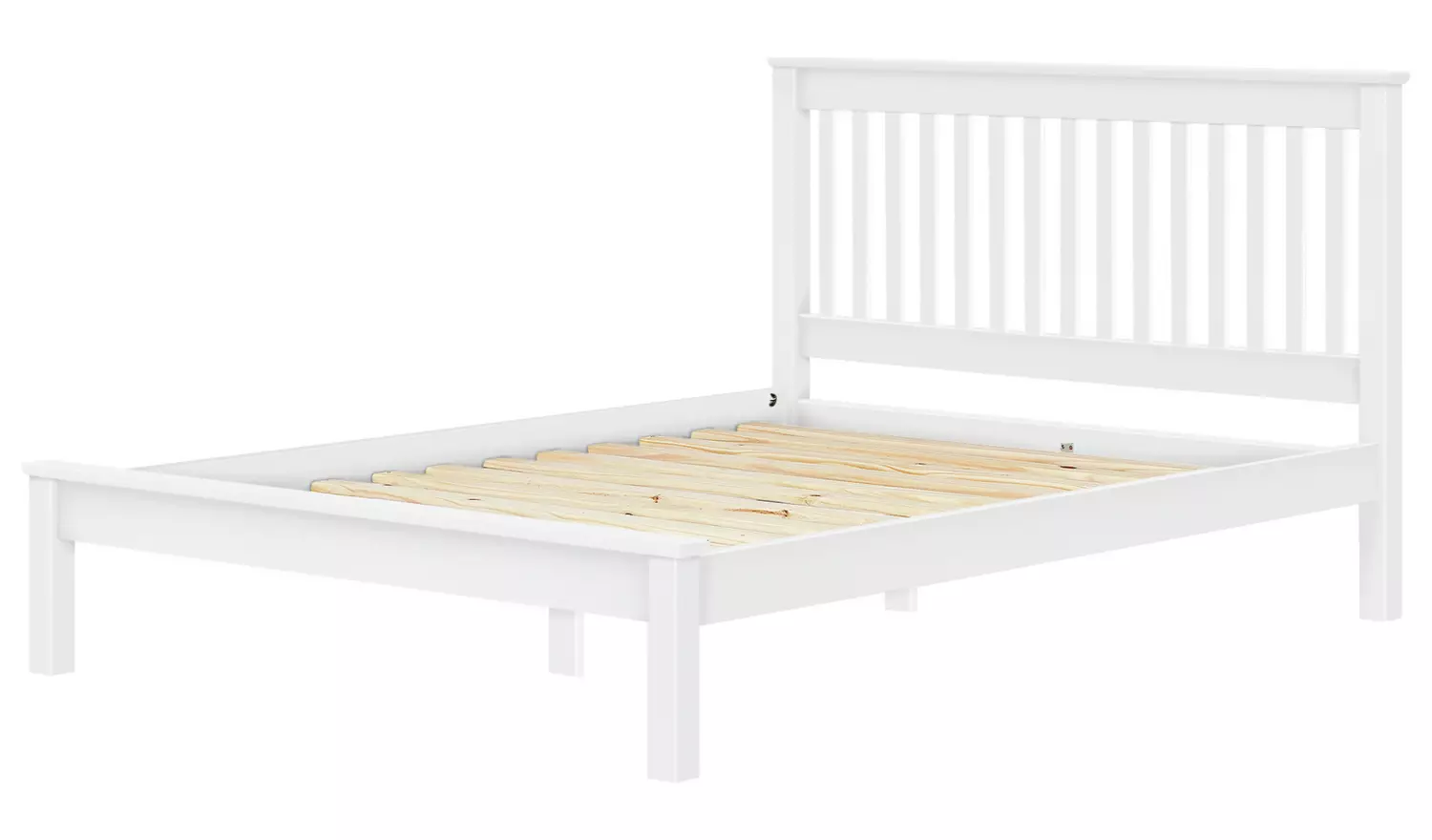 Argos Home Aspley Kingsize Wooden Bed Frame - White