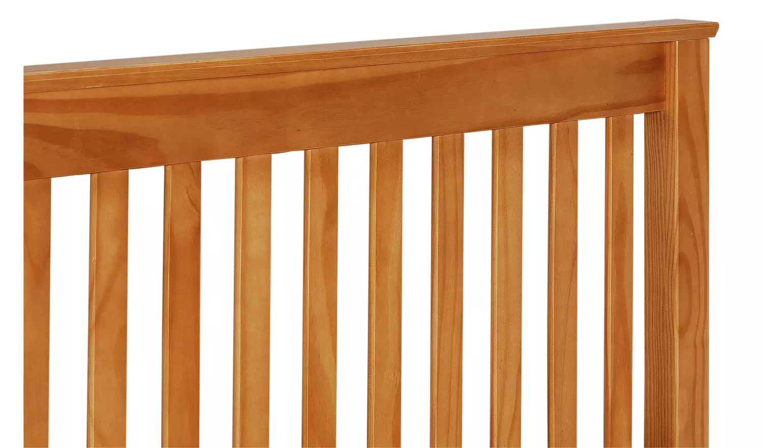 Argos Home Aspley Double Wooden Bed Frame - Oak Stain