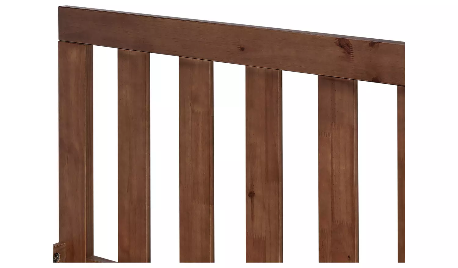 Argos Home Chile Double Wooden Bed Frame - Dark Wood