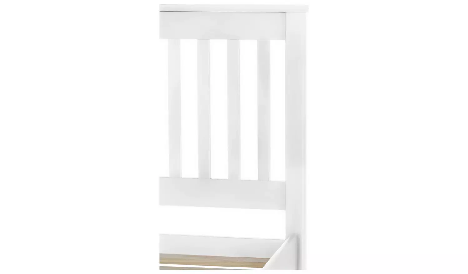Argos Home Aspley Single Wooden Bed Frame - White