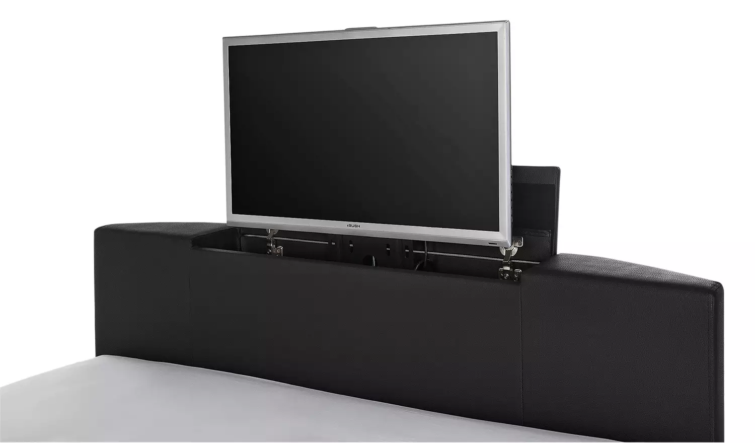 Argos Home Gemini Double TV Bed Frame - Black