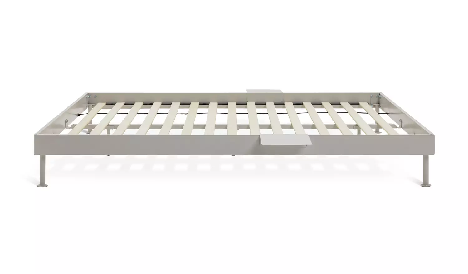 Habitat Maddox Double Metal Bed with Bedside - Off White