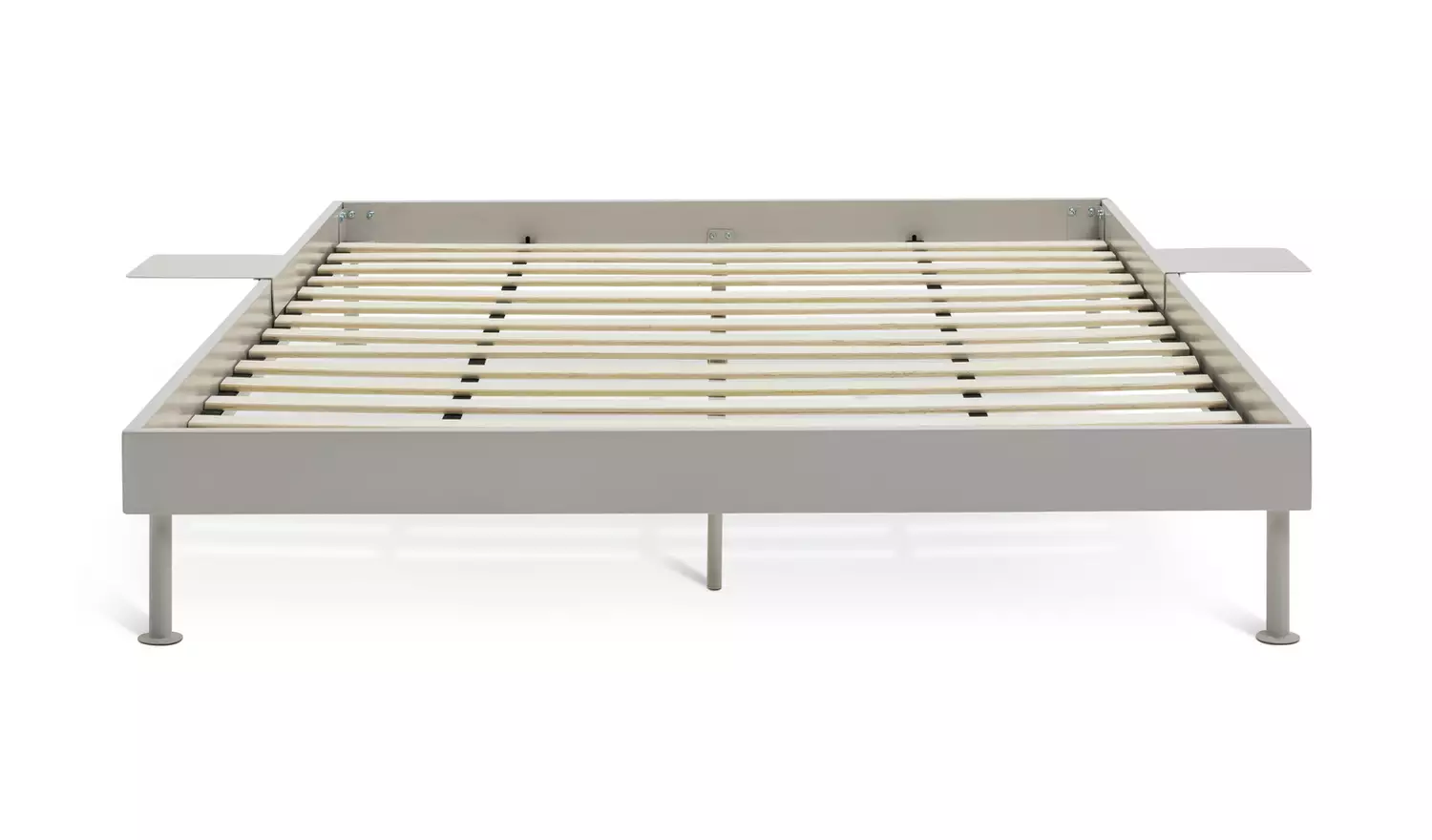 Habitat Maddox Double Metal Bed with Bedside - Off White