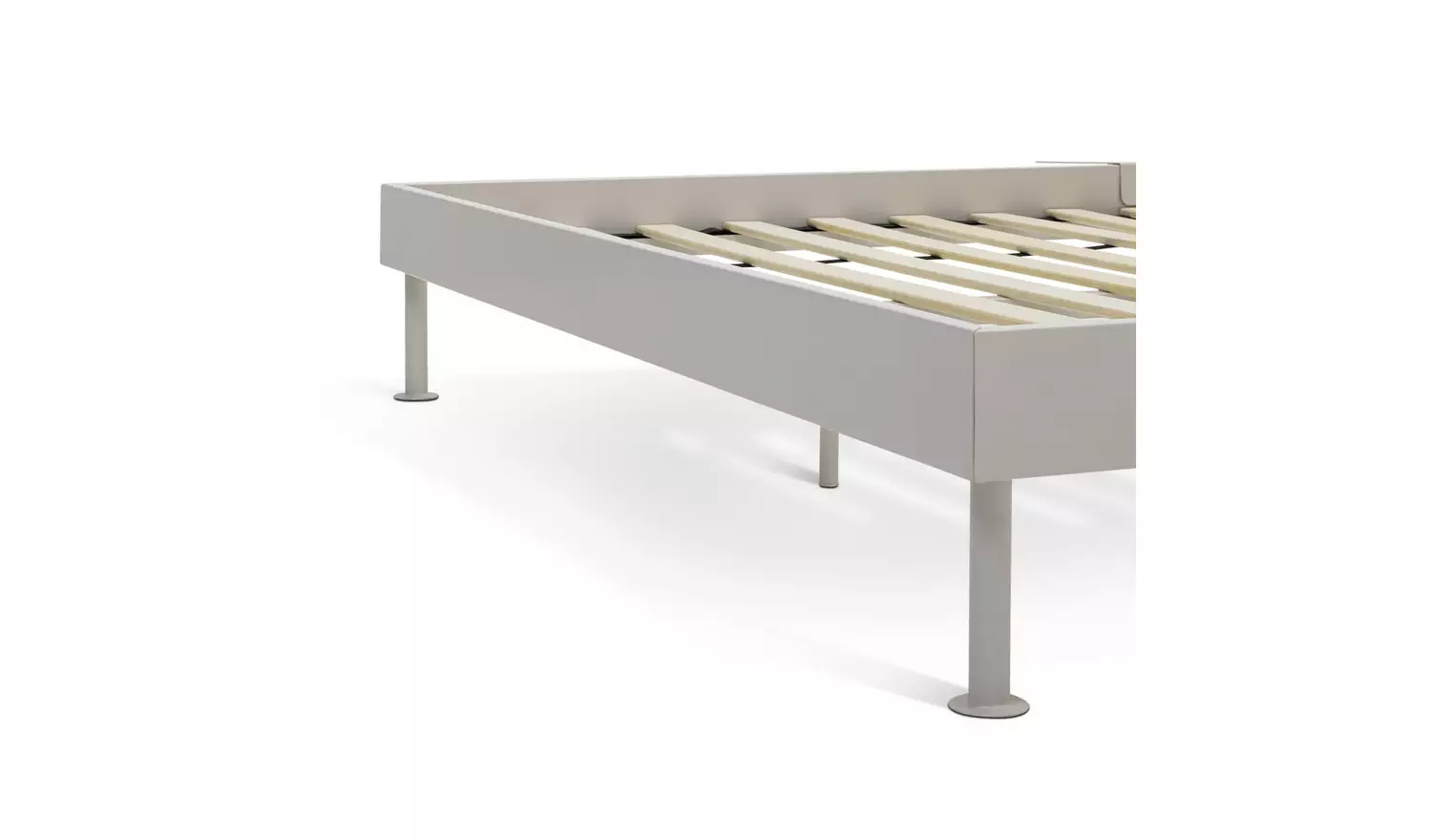 Habitat Maddox Double Metal Bed with Bedside - Off White