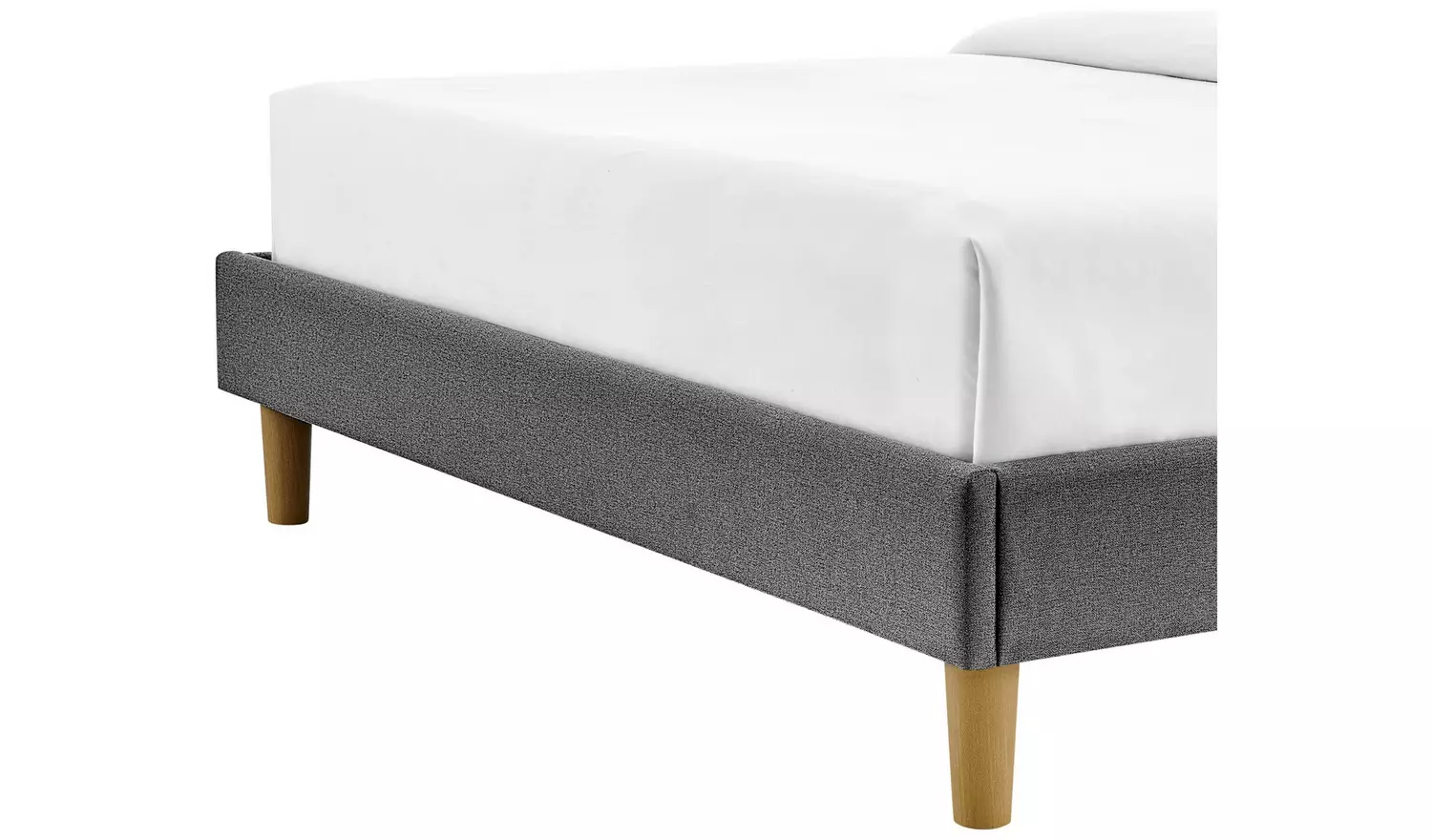 Argos Home Arthur Platform Small Double Bed Frame- Dark Grey