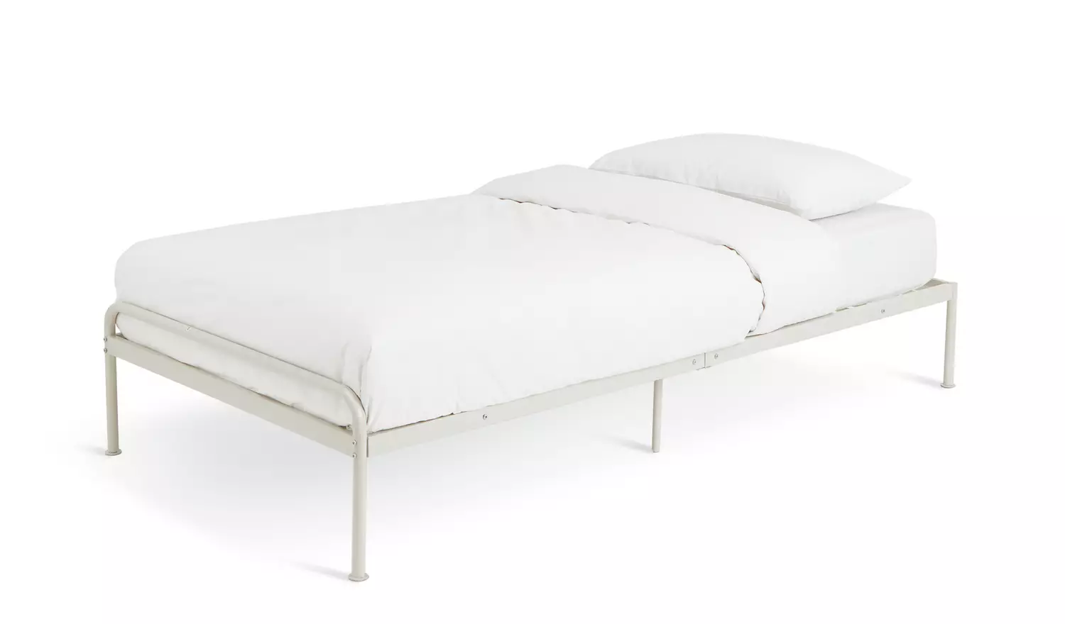 Habitat Monty Single Platform Bed Frame - Light Grey