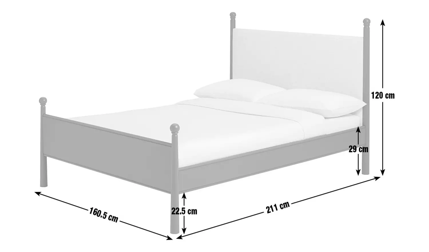 Habitat x Morris & Co. Kingsize Bed Frame - Green
