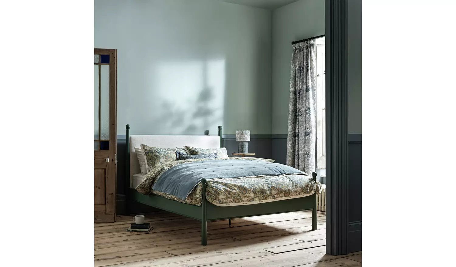 Habitat x Morris & Co. Kingsize Bed Frame - Green