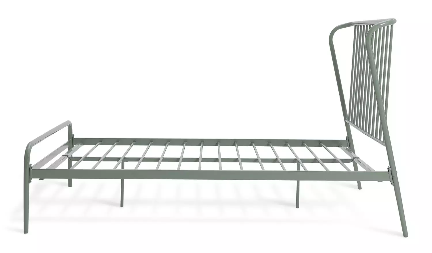 Habitat Kanso Small Double Metal Bed Frame - Sage Green