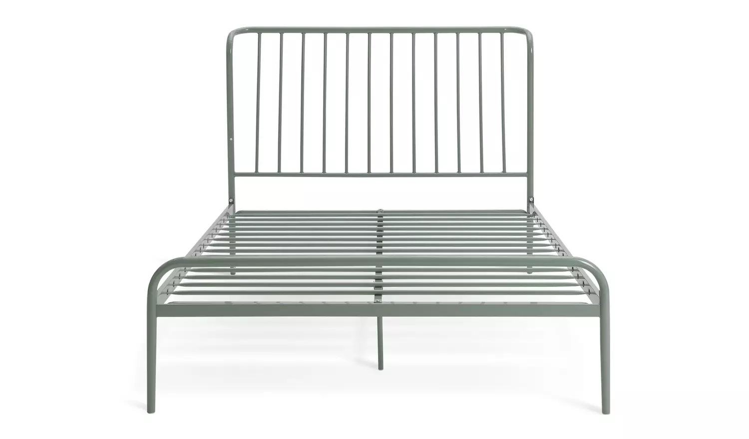 Habitat Kanso Small Double Metal Bed Frame - Sage Green