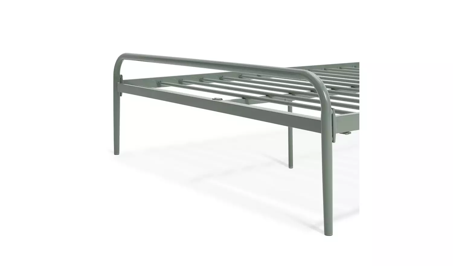 Habitat Kanso Small Double Metal Bed Frame - Sage Green