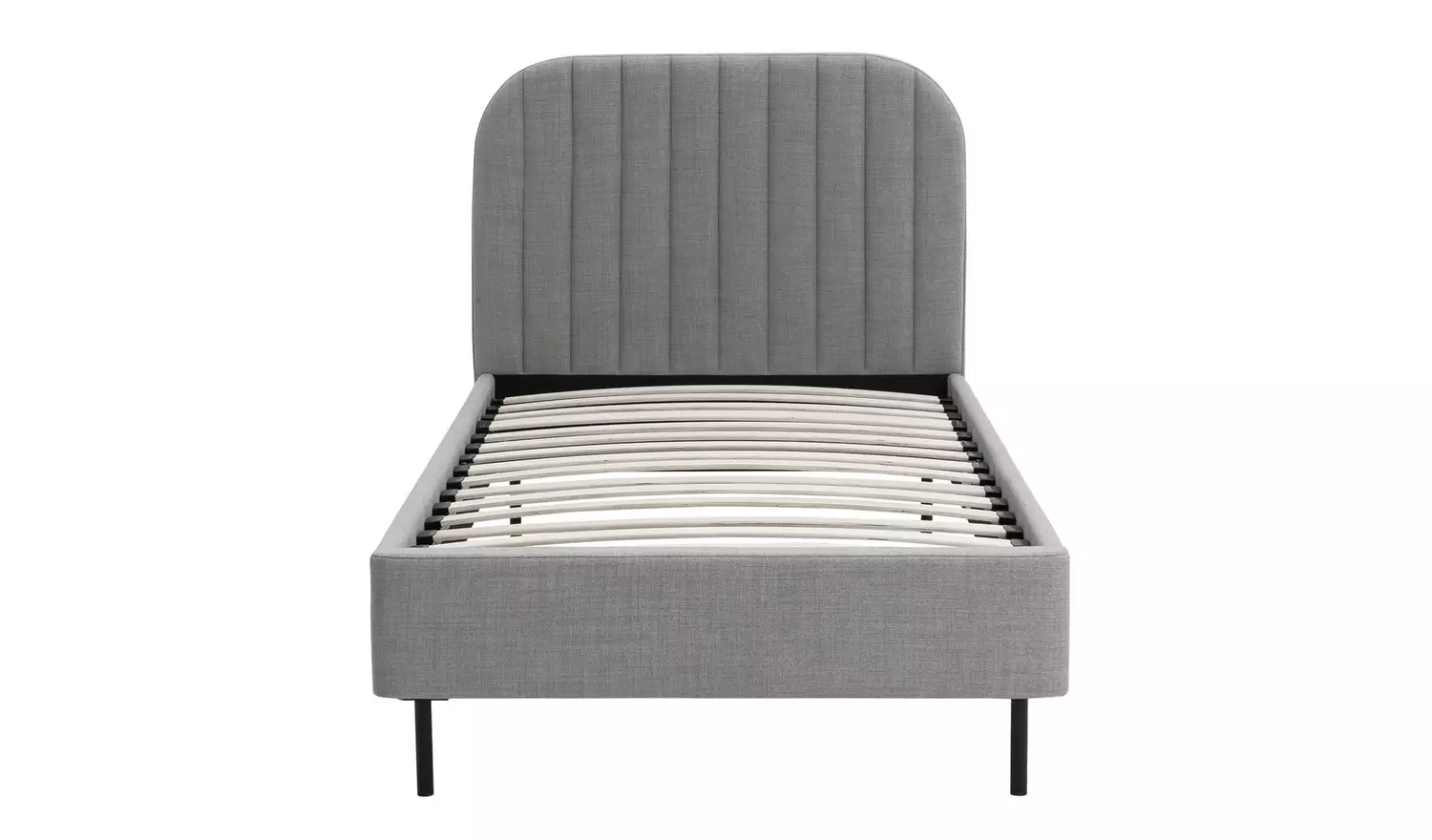 Argos Home Fulford Single Fabric Bed Frame - Grey