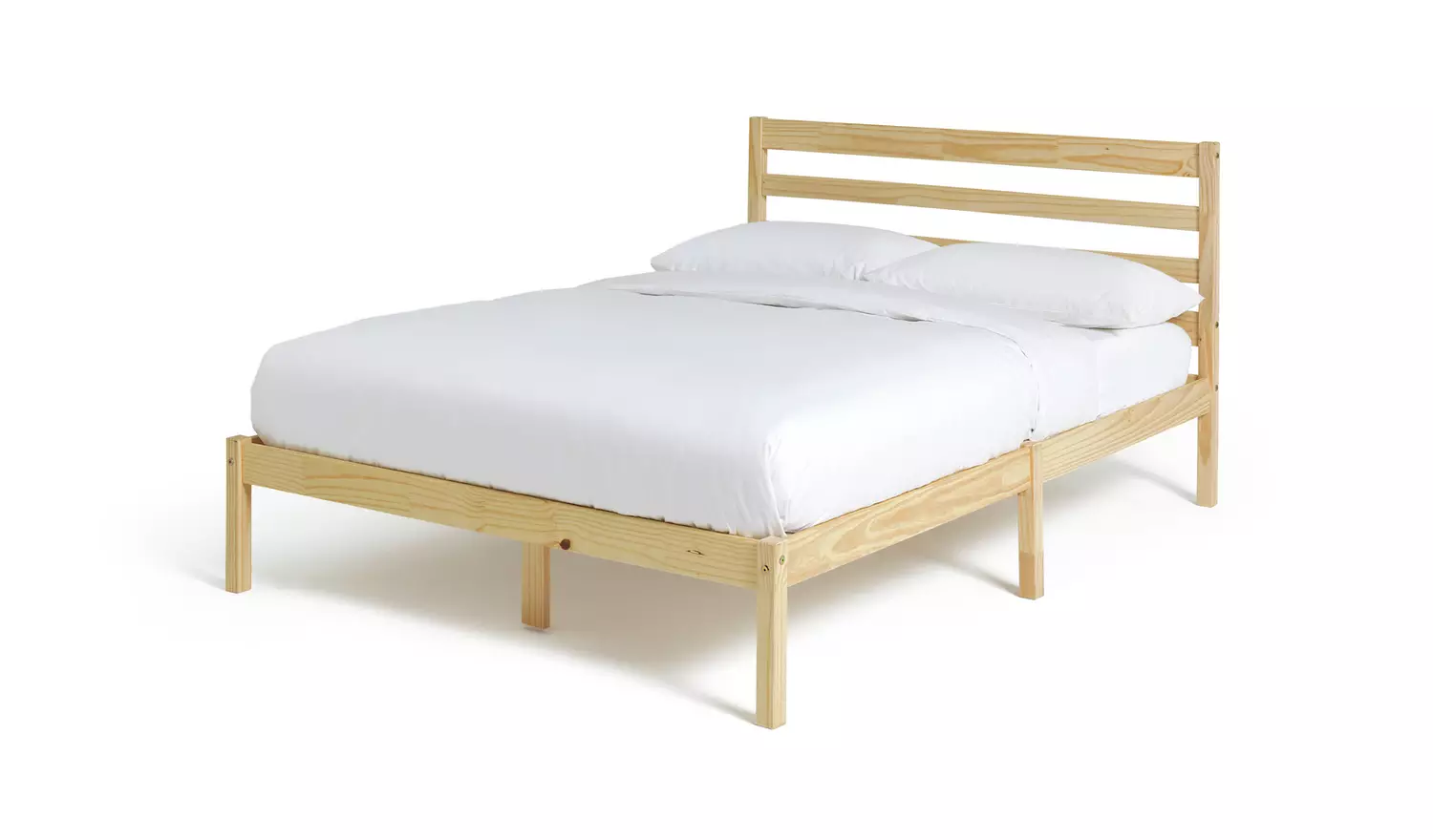 Argos Home Kaycie Small Double Wooden Bed Frame - Pine