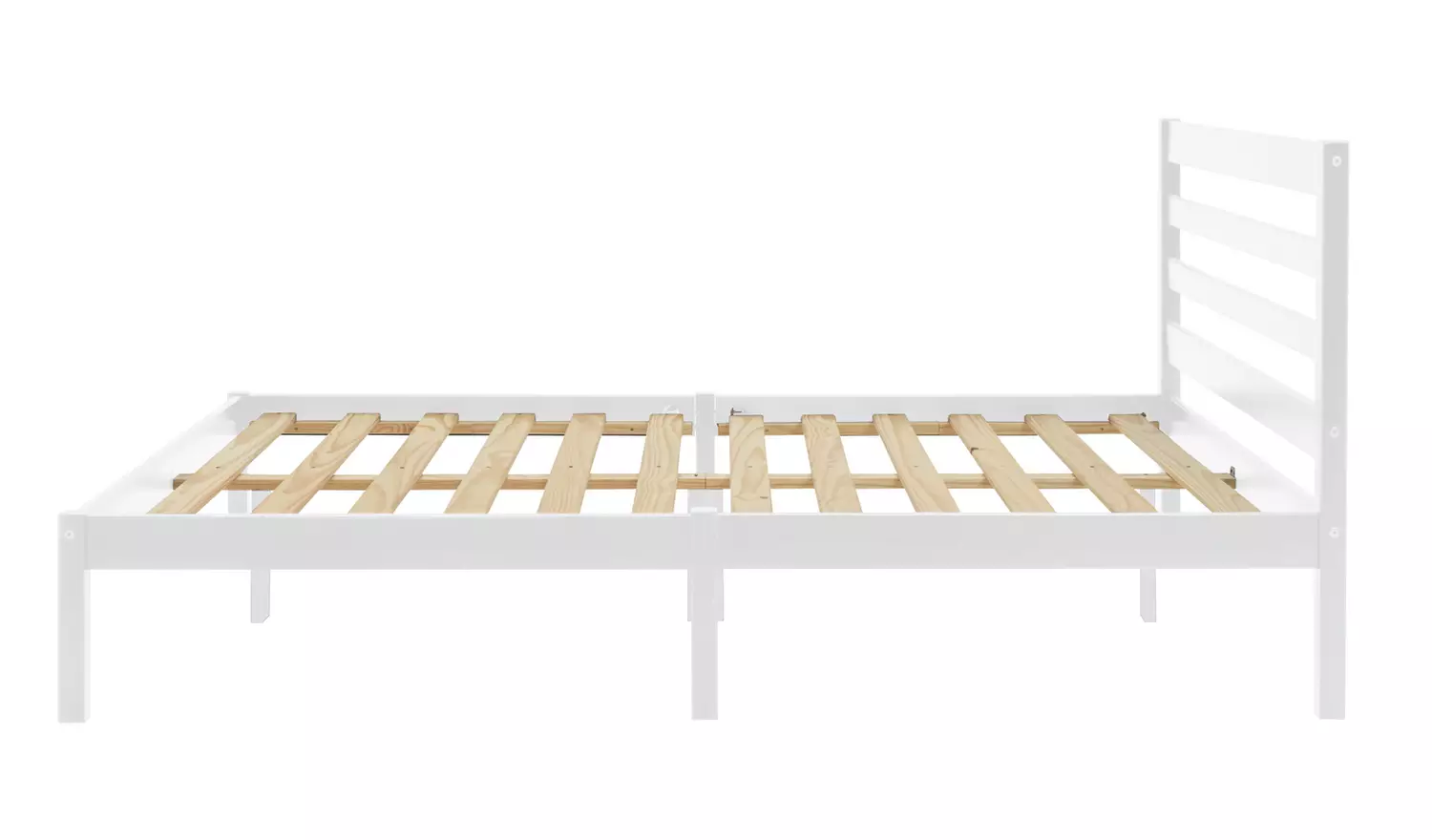 Argos Home Kaycie Double Wooden Bed Frame - White