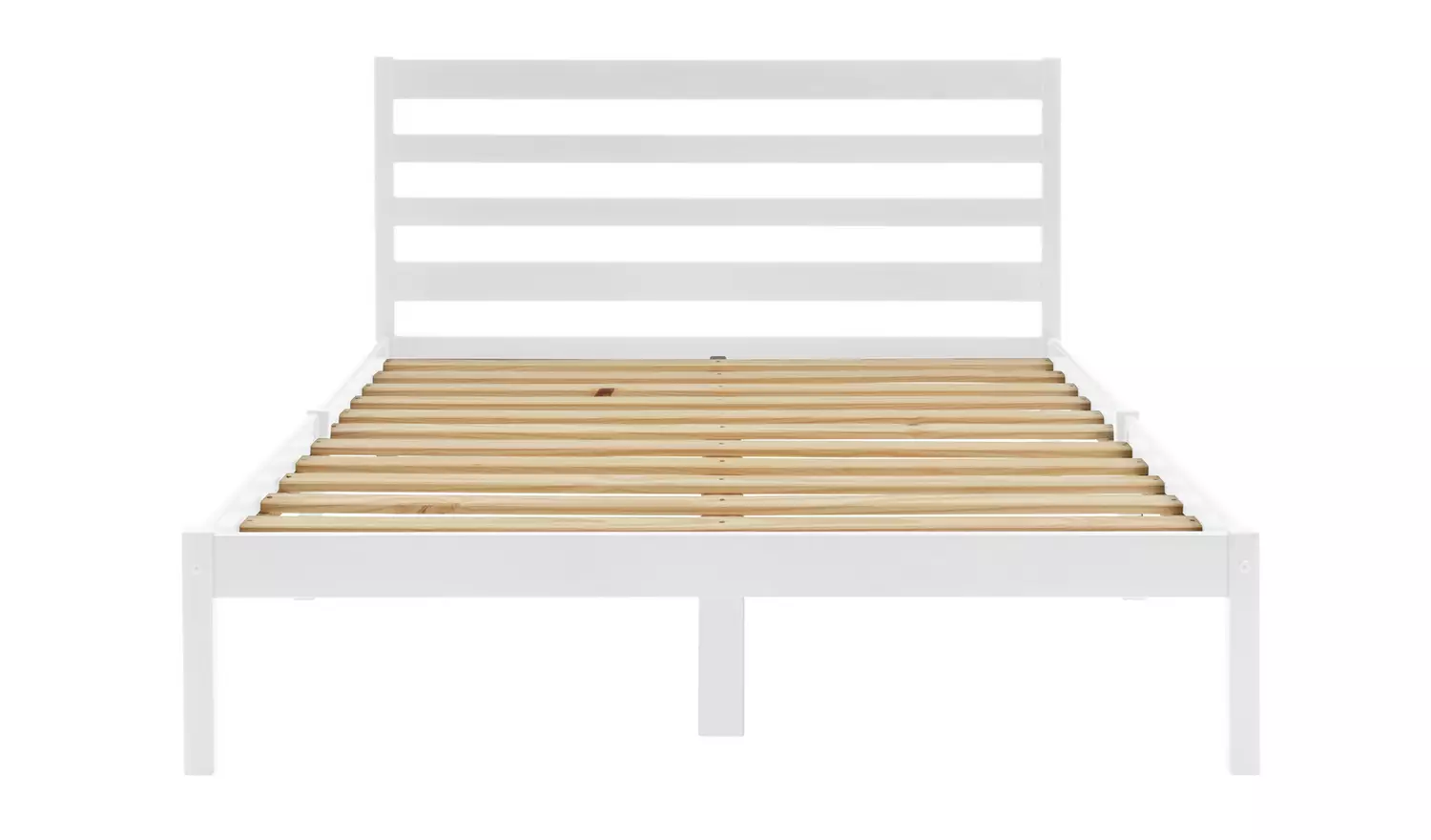 Argos Home Kaycie Double Wooden Bed Frame - White