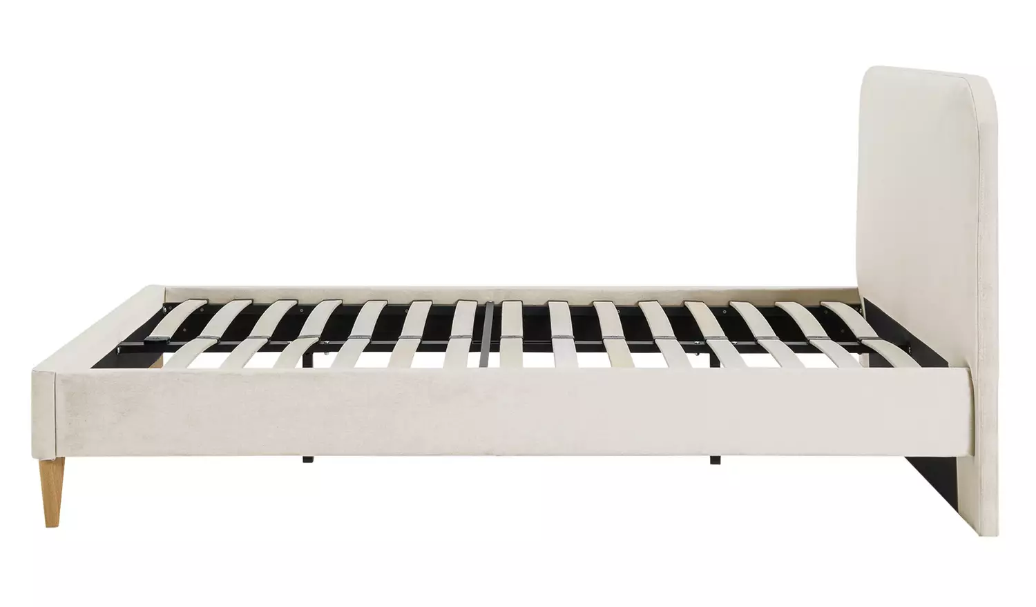 Argos Home Mya Kingsize Fabric Bed Frame - Natural