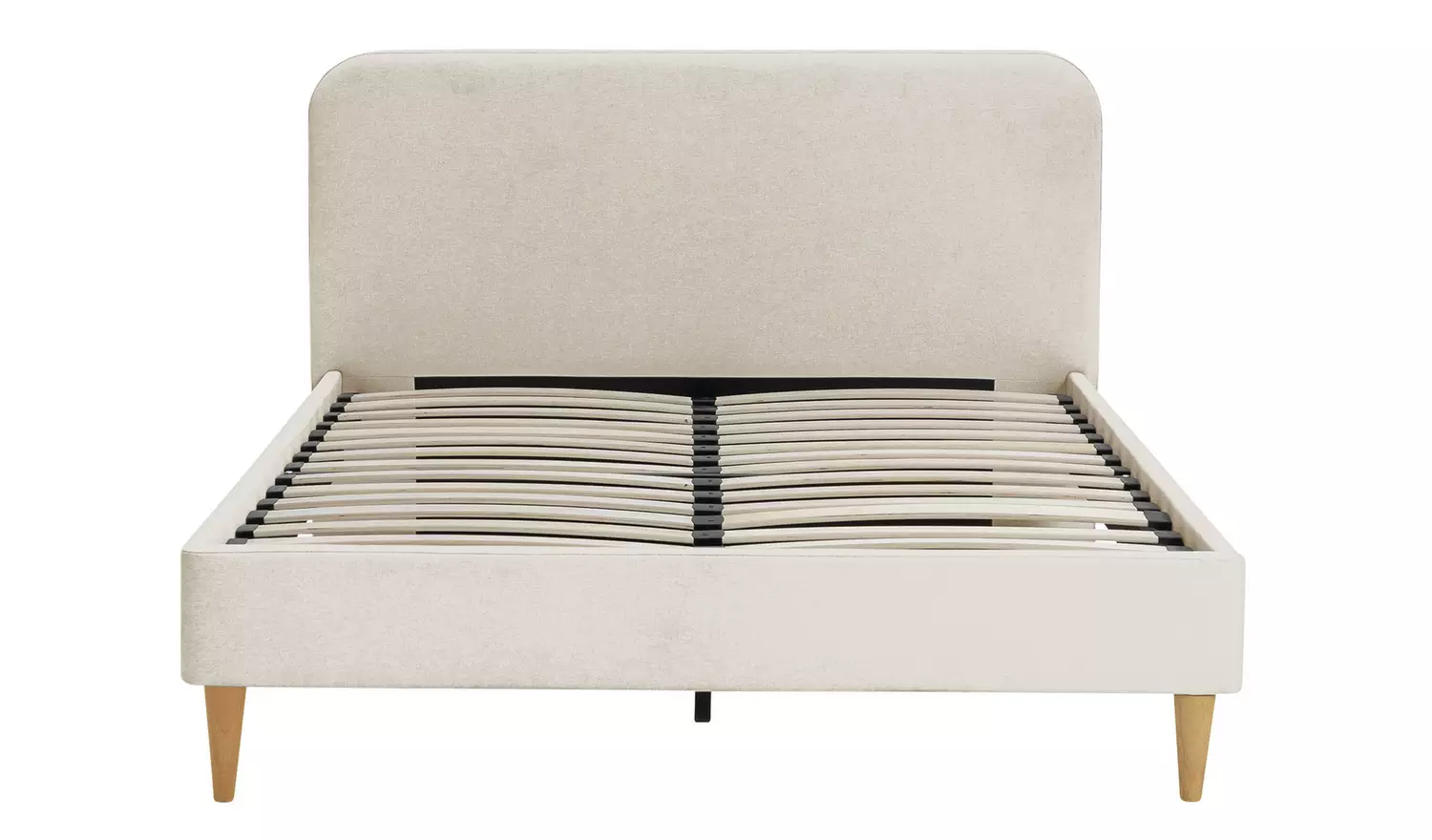 Argos Home Mya Kingsize Fabric Bed Frame - Natural